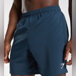 Gymshark men’s arrival 7” navy shorts